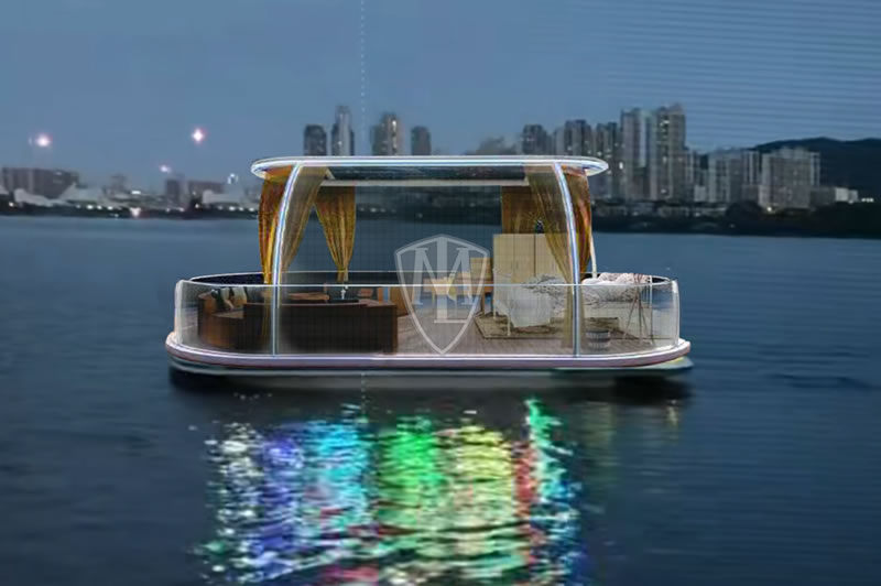  ML-21半圆玻璃铝合金浮筒艇